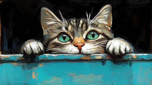 Playful Feline Art