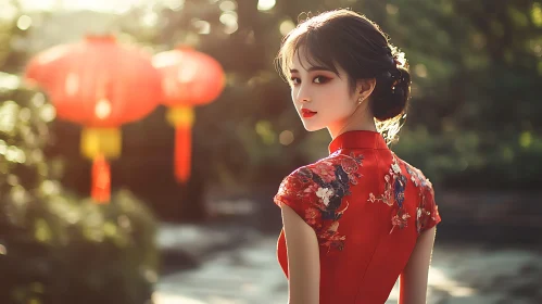 Red Dress Beauty