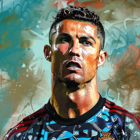 Abstract Art of Cristiano Ronaldo