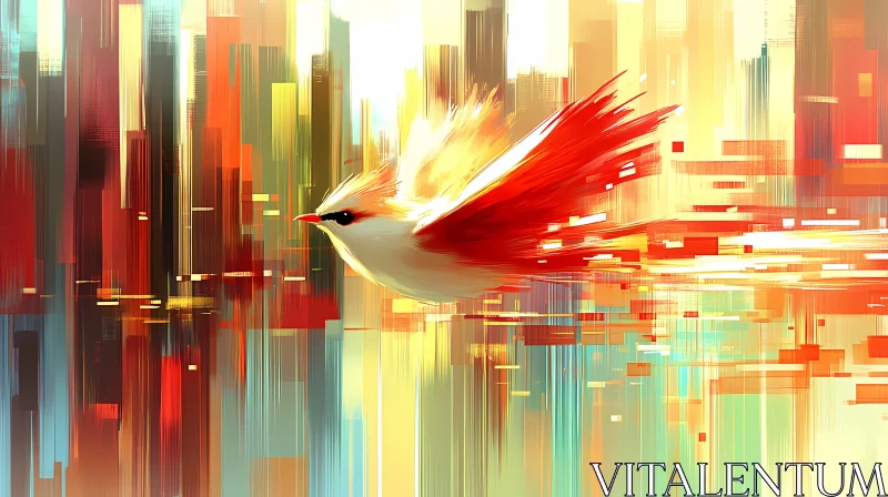 AI ART Colorful Avian Art