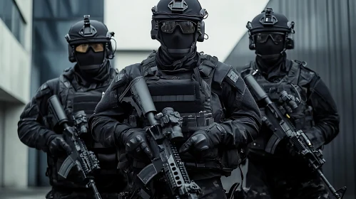 Black Ops Team in Formation