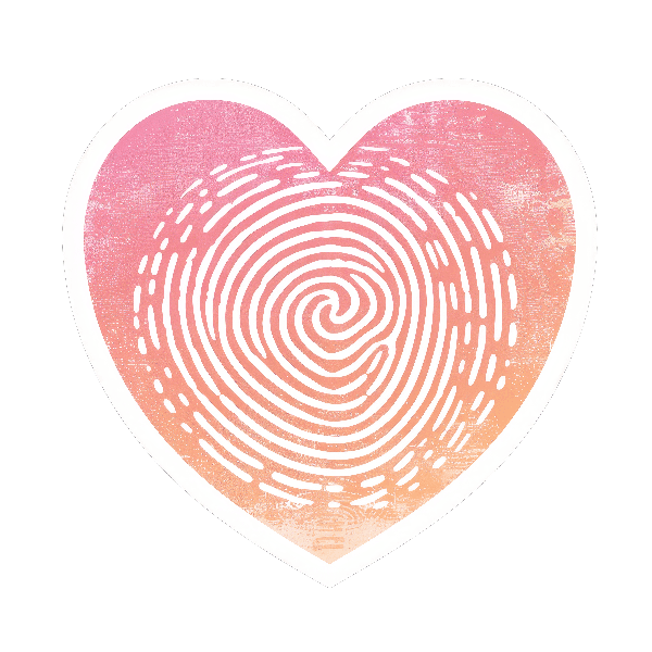 Romantic Fingerprint Heart Design