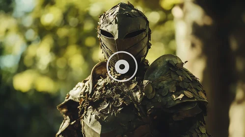 Nature's Warrior: The Leaf-Clad Sentinel