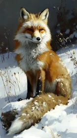 Winter Fox in the Wild