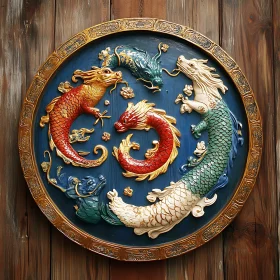 Circular Dragons Art