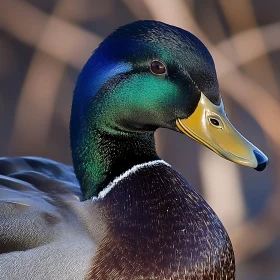 Detailed Mallard Duck Bird Photography