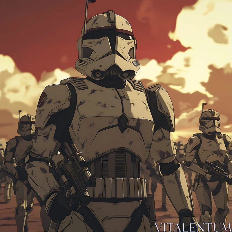 AI ART Squadron of Clone Troopers