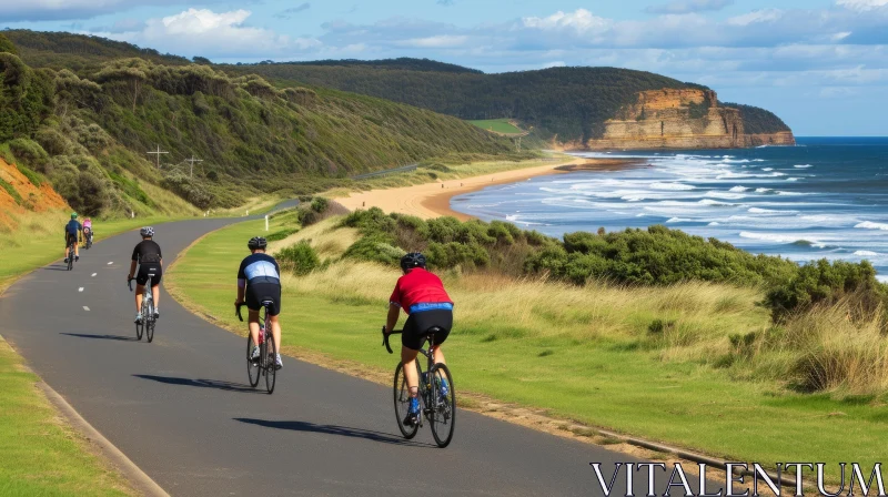 Discover the Beauty of the Great Ocean Road: Scenic Bike Tour AI Image