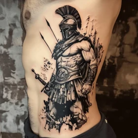 Tattooed Spartan Torso