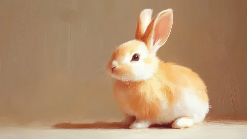 Adorable Bunny in Soft Light