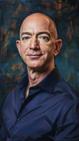 Jeff Bezos Artistic Painting