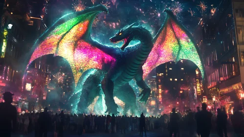 City Dragon Fireworks Display