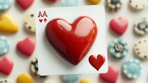 Red Heart Card Game