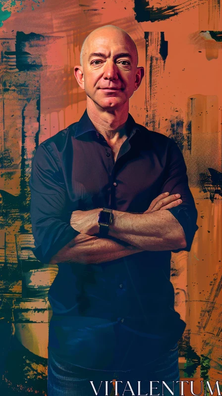 AI ART Jeff Bezos Art Portrait