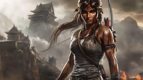 Tomb Raider Woman Heroic Stance