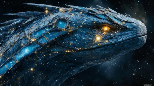 Cosmic Serpent of the Stars