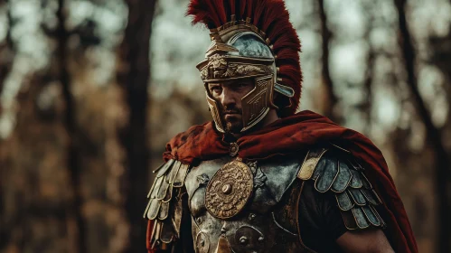 Ancient Roman Soldier Portrait