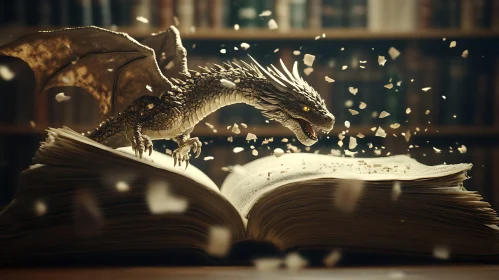 Dragon and Book, Art