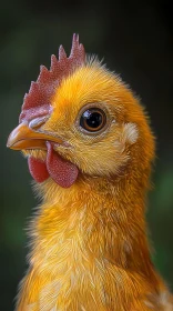 Expressive Chicken Portrait