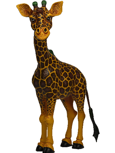 POD Design Cartoon Giraffe T-Shirt Design for Animal Enthusiasts