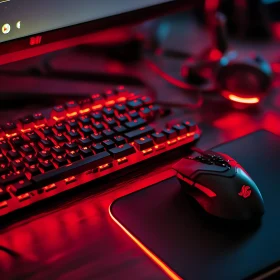 RGB Gaming Keyboard and Mouse Setup
