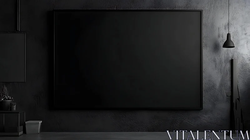 Minimalist Black Decor AI Image