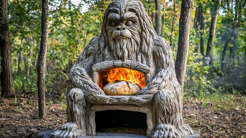 Forest Baked Bread in Bigfoot Oven