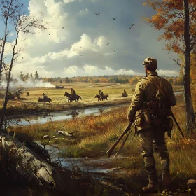 Autumn Hunt Riders