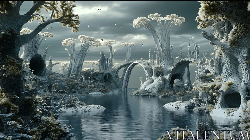 AI ART Otherworldly Nature Scene