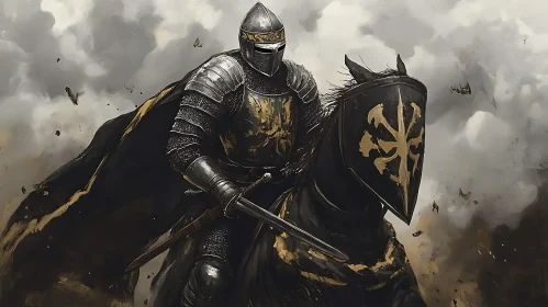 Armored Knight with Sword