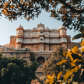 Historic Fort Amidst Greenery