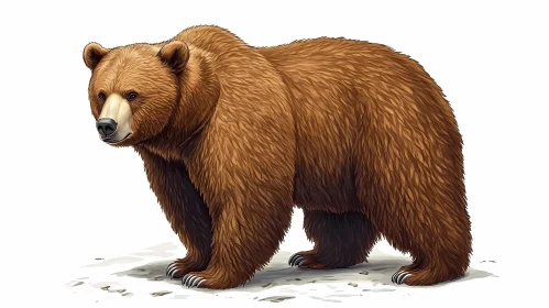 Brown Bear Illustration