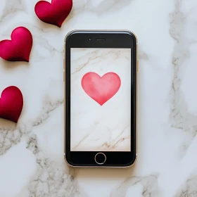 Love Displayed: A Heartfelt Phone Screen