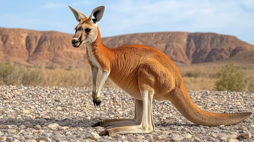 Kangaroo in Natural Habitat