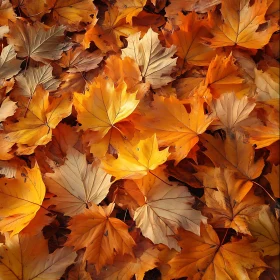 Fall Maple Leaves Texture