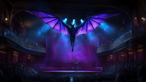 Winged Demon on Stage