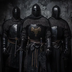 Three Dark Knights: Medieval Armor