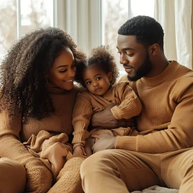 A Loving Family Moment Captured in Portrait