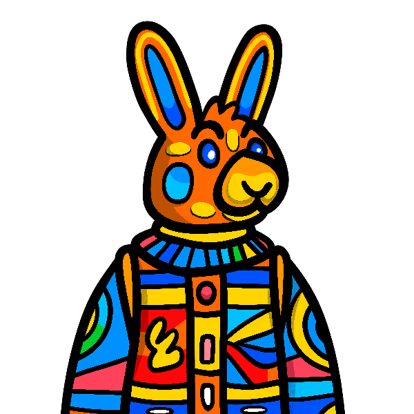 Artistic Rabbit T-Shirt Design