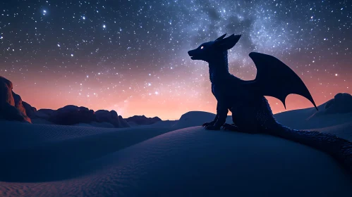 Night Dragon on the Dunes