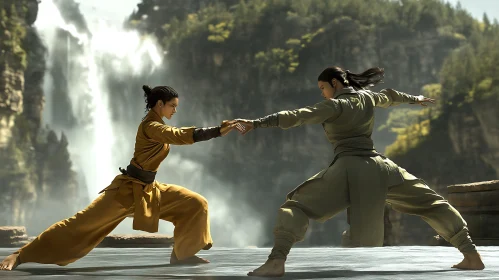 Serene Strength: Martial Arts Performance