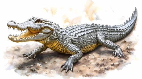 Crocodile in Nature
