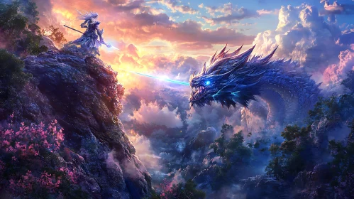 Warrior and Dragon: A Magical Encounter