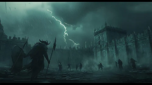 Warriors in the Storm at Castle