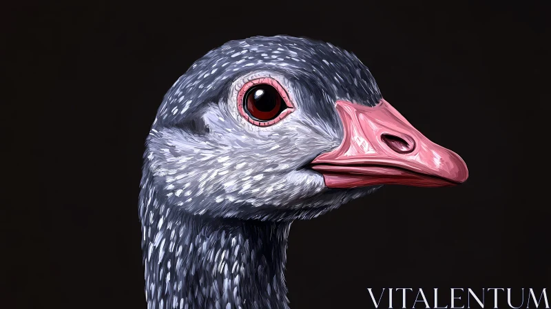 Detailed Avian Artistic Representation AI Image