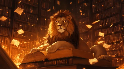 The Scholar Lion