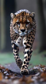 Focused Cheetah in Nature