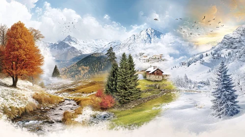 Seasonal Transformation in the Mountains