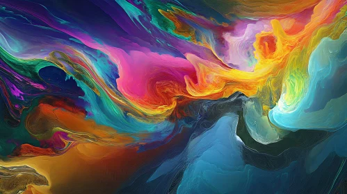 Fluid Color Swirls