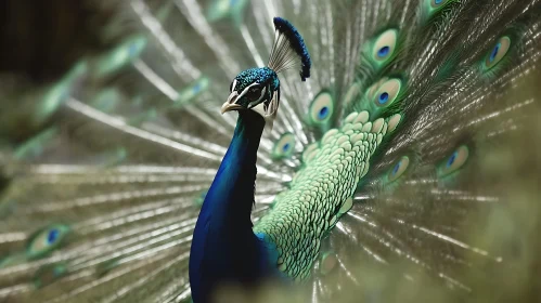 Majestic Peacock Feathers in Full Display